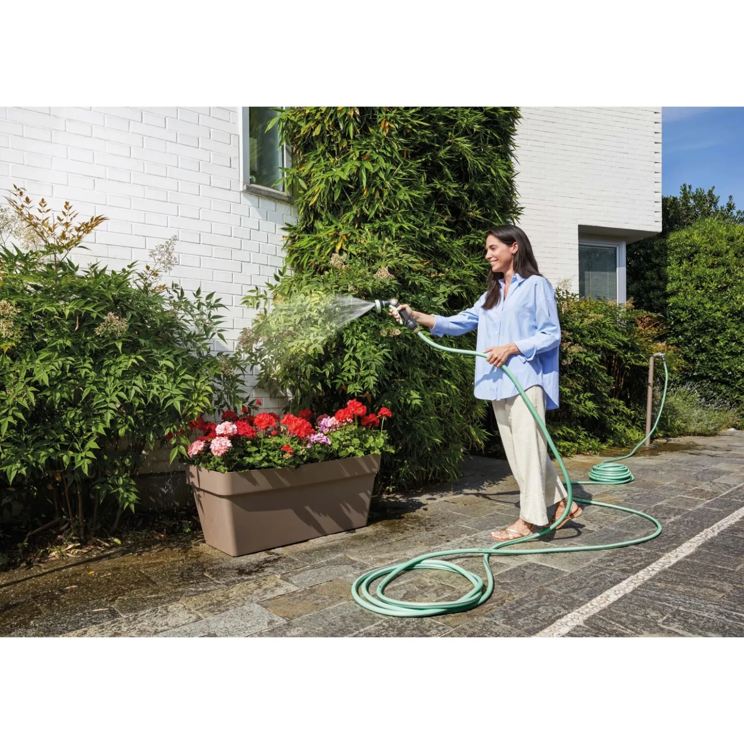 Tubo irrigazione rinforzato G.F. Reco 15 m x Ø 12,5 mm Nero
