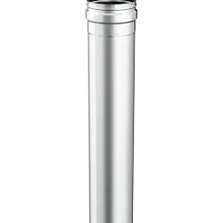 Tubo l. 1000 mm diam. 100 acciaio inox sp.0,5 mm - mono parete
