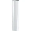 Tubo l.500 mm d.130 smaltato bianco sp.0,7 mm