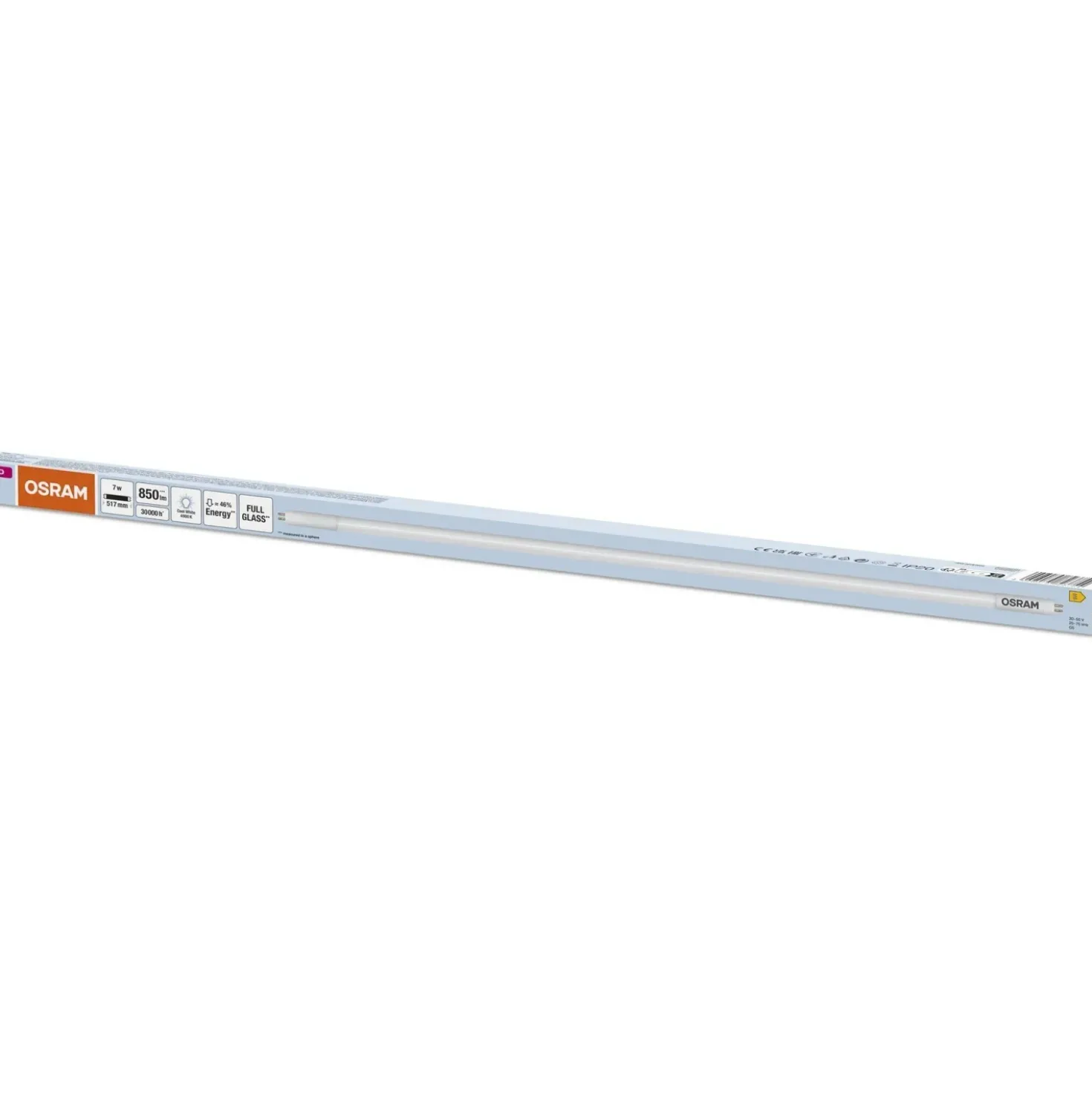 Tubo LED Osram T5 HF L13 CORTO 517 mm 7 W 850 lm 4000 K