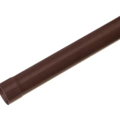 Tubo pluviale in PVC marrone Ø 63 mm - 1 m