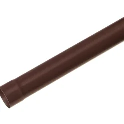 Tubo pluviale in PVC marrone Ø 80 mm - 2 m