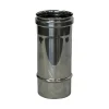 Tubo rigido per camino lineare inox AISI 316 Ø 80 mm x H 1000 mm