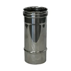 Tubo rigido per camino lineare inox AISI 316 Ø 80 mm x H 1000 mm