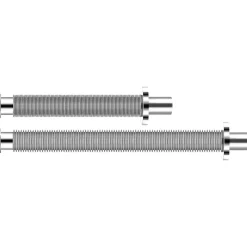 Tubo scarico estensibile in acciaio inox sifone adattabile