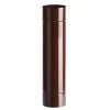 Tubo smaltato lineare porcellanato marrone L 50 cm Ø 12 cm
