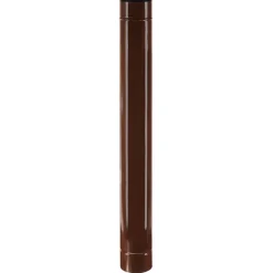 Tubo smaltato lineare porcellanato marrone L 100 cm Ø 10 cm