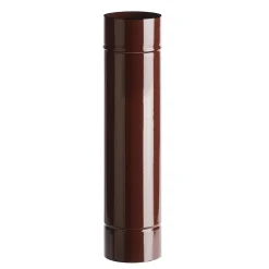 Tubo smaltato lineare porcellanato marrone L 50 cm Ø 10 cm