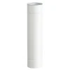 Tubo smaltato lineare porcellanato bianco L 50 cm Ø 10 cm