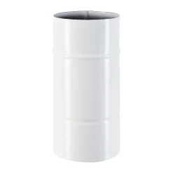 Tubo smaltato lineare porcellanato bianco L 25 cm Ø 10 cm