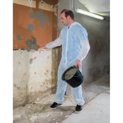 Tuta da lavoro monouso in polipropilene bianco tg. XL