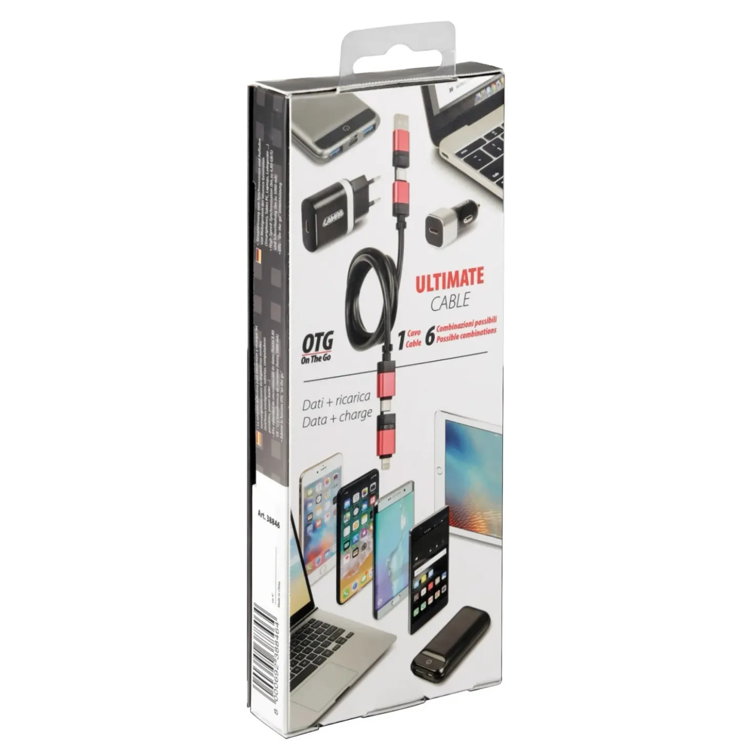 Ultimate Cable 6in1 Cm100 Cavo Ricarica e Sincronizzazione