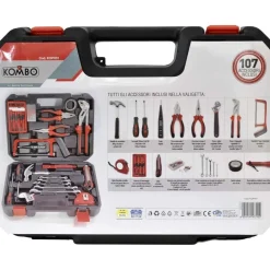 Valigetta porta utensili professionale completa 107 pz