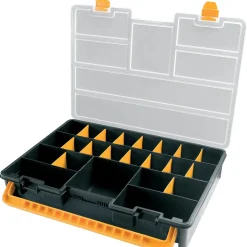 Valigetta portaminuteria L 443x P 317 x H 80 mm con coperchio trasparente
