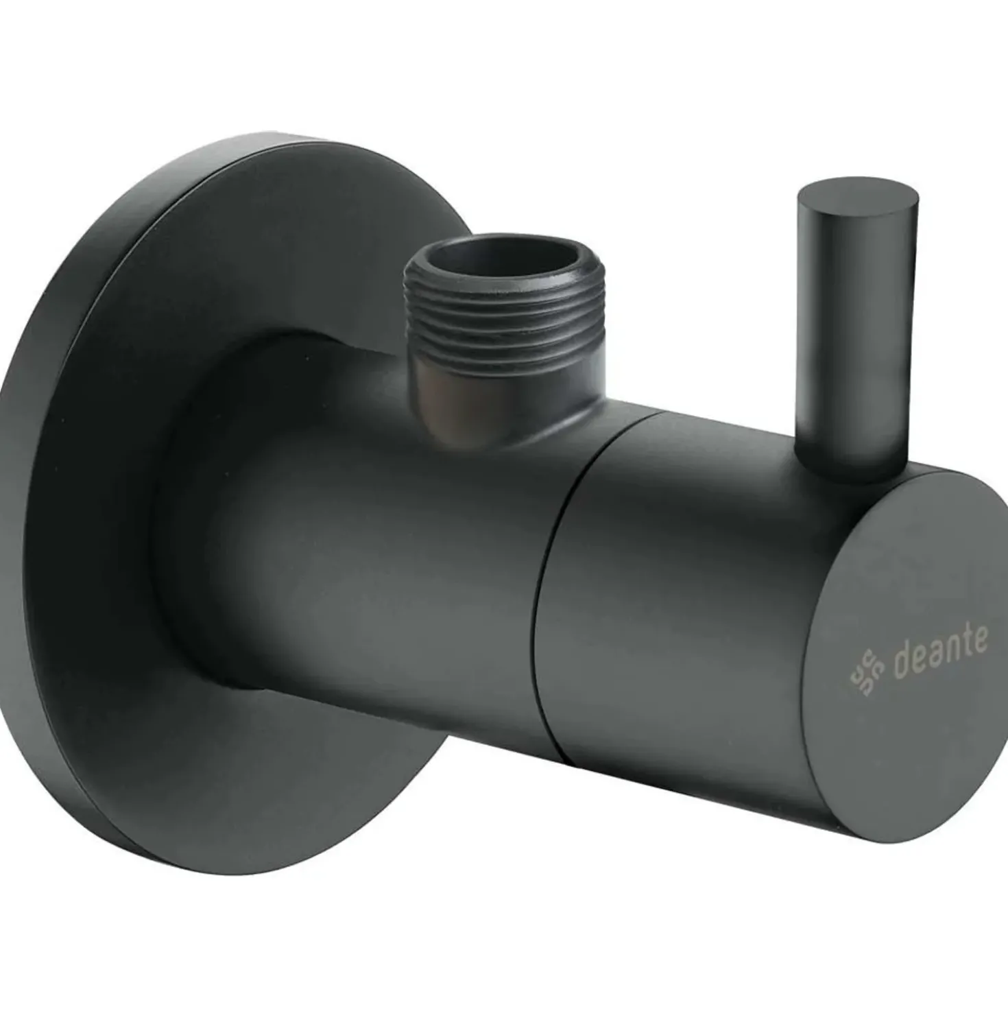 Valvola ad angolo cartuccia ceramica 1/2"-3/8" nero