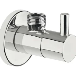 Valvola ad angolo con cartuccia in ceramica 1/2 - 1/2 cromo