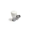 Valvola termostatica a squadra 3/8x16 multistrato cromo