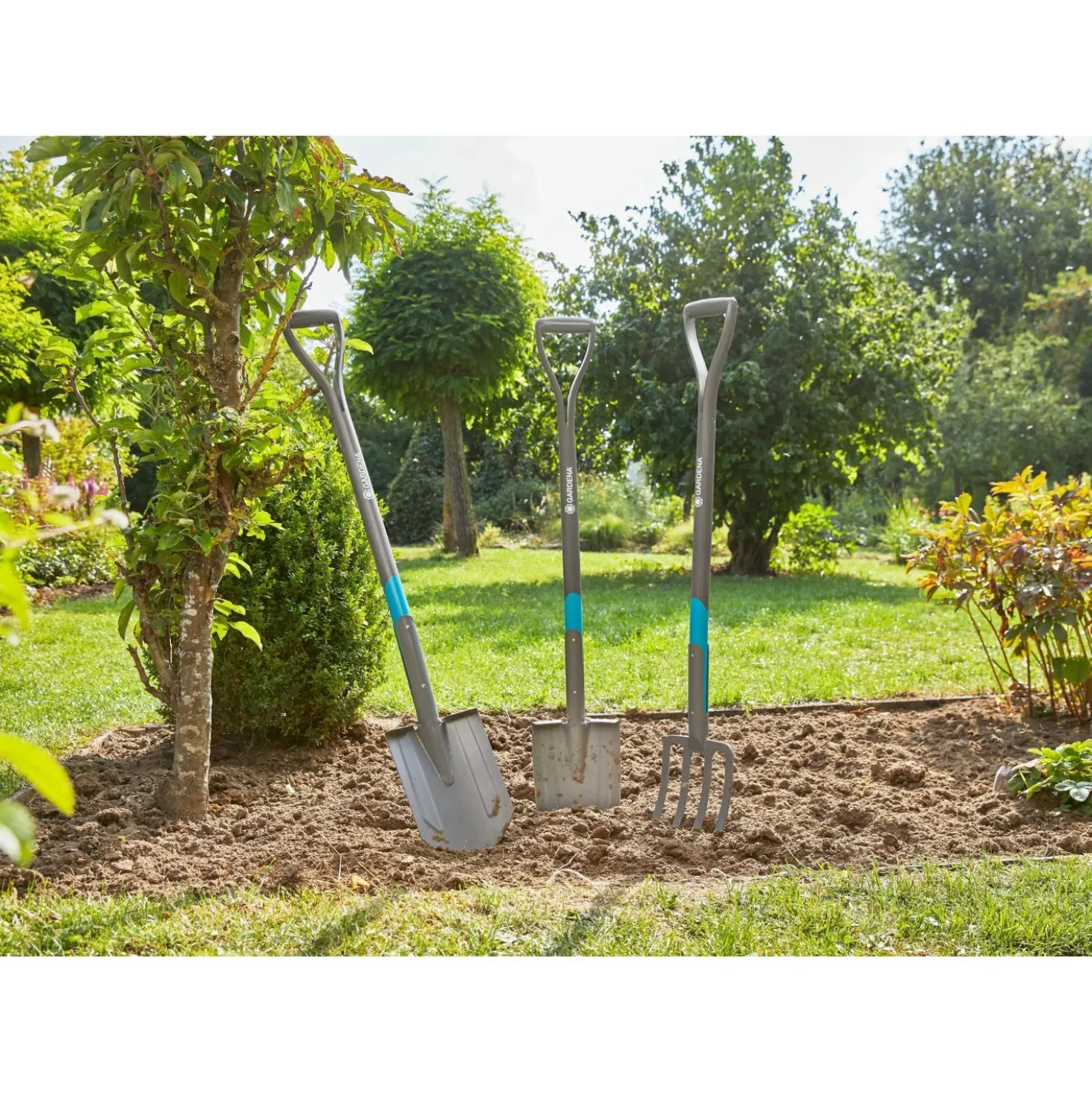 Vanga a punta Gardena NatureLine L 117 cm con manico in legno