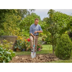 Vanga a punta Gardena NatureLine L 117 cm con manico in legno