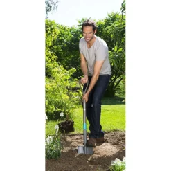 Vanga quadra Gardena NatureLine L 117 cm con manico in legno