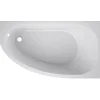 Vasca acrilica Alba versione destra 160x90 cm bianco