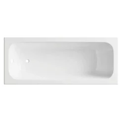Vasca da bagno da incasso rettangolare Cabaiguán 150 cm bianco in acrilico
