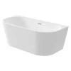 Vasca da bagno Limonar 160 cm a parete o freestanding bianco in acrilico