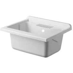 Vasca lavatoio in resina 60 x 50 cm resistente agli acidi