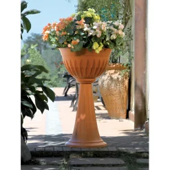 Vaso a colonna in plastica Alba Bama 20 l Ø 43 cm x H 74,5 cm