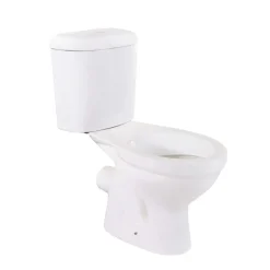 Vaso a terra Lake WC monoblocco scarico a parete bianco