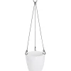 Vaso Brussels da appendere bianco 18 cm