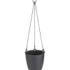 Vaso Brussels da appendere antracite 18 cm