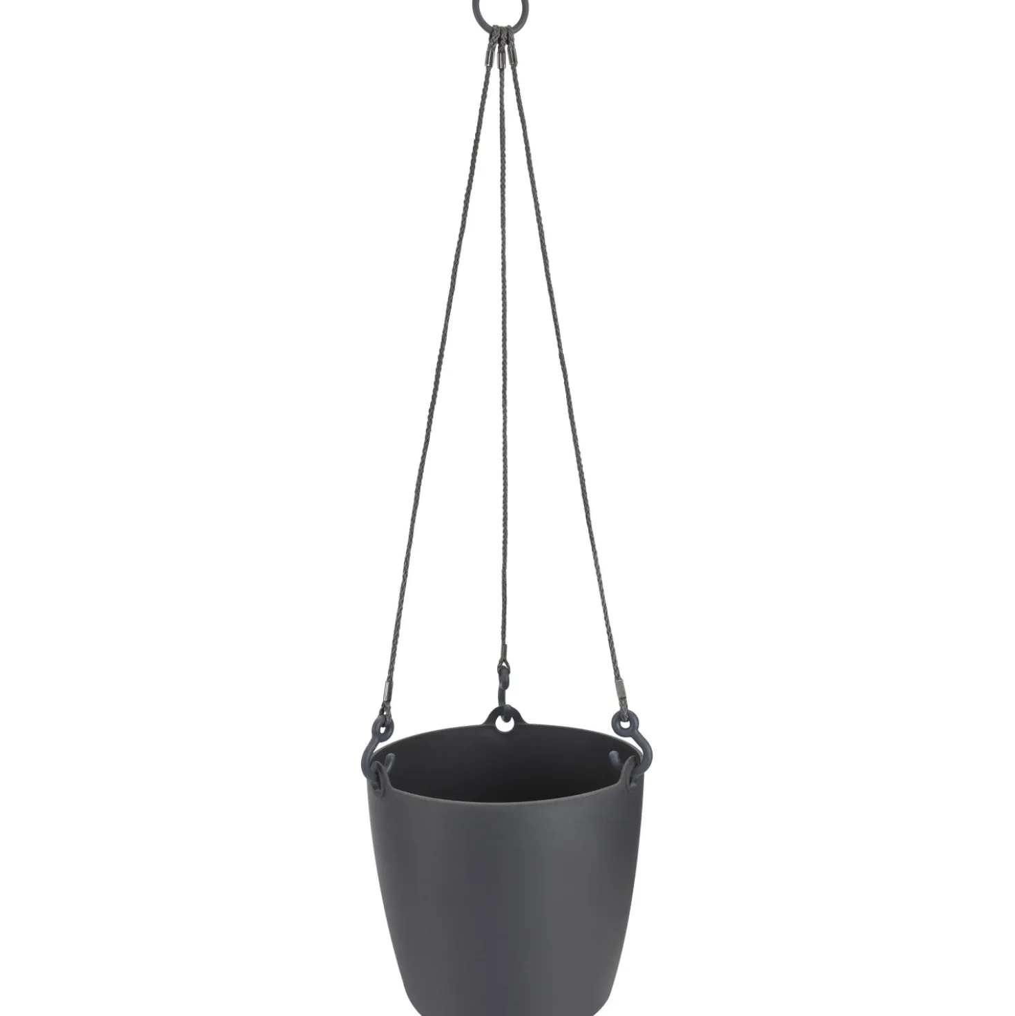 Vaso Brussels da appendere antracite 18 cm
