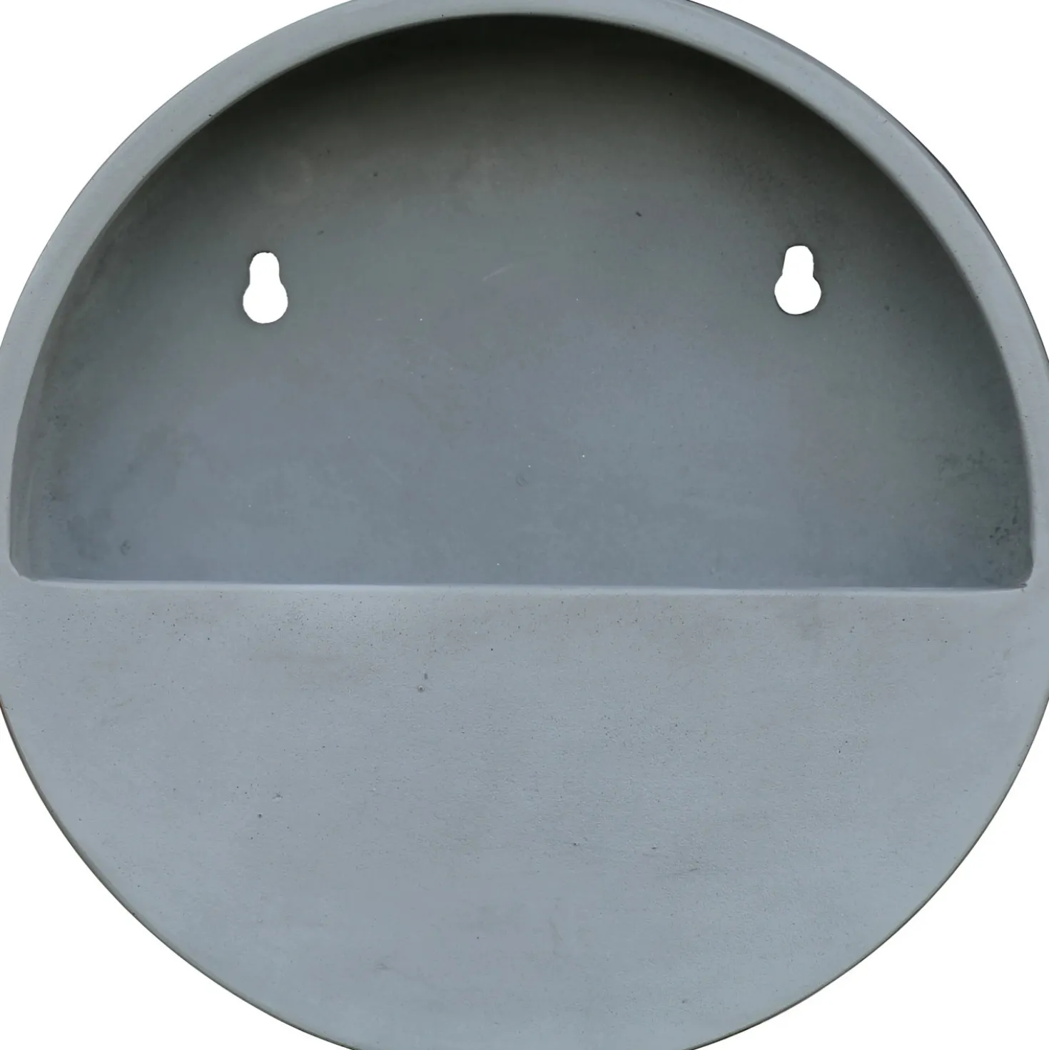 Vaso da appendere in Fiberstone 31x31x9 cm grigio