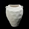 Vaso in ceramica 29,5x29,5xH38cm bianco