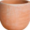 Vaso in terracotta rotondo 20x20x16 cm