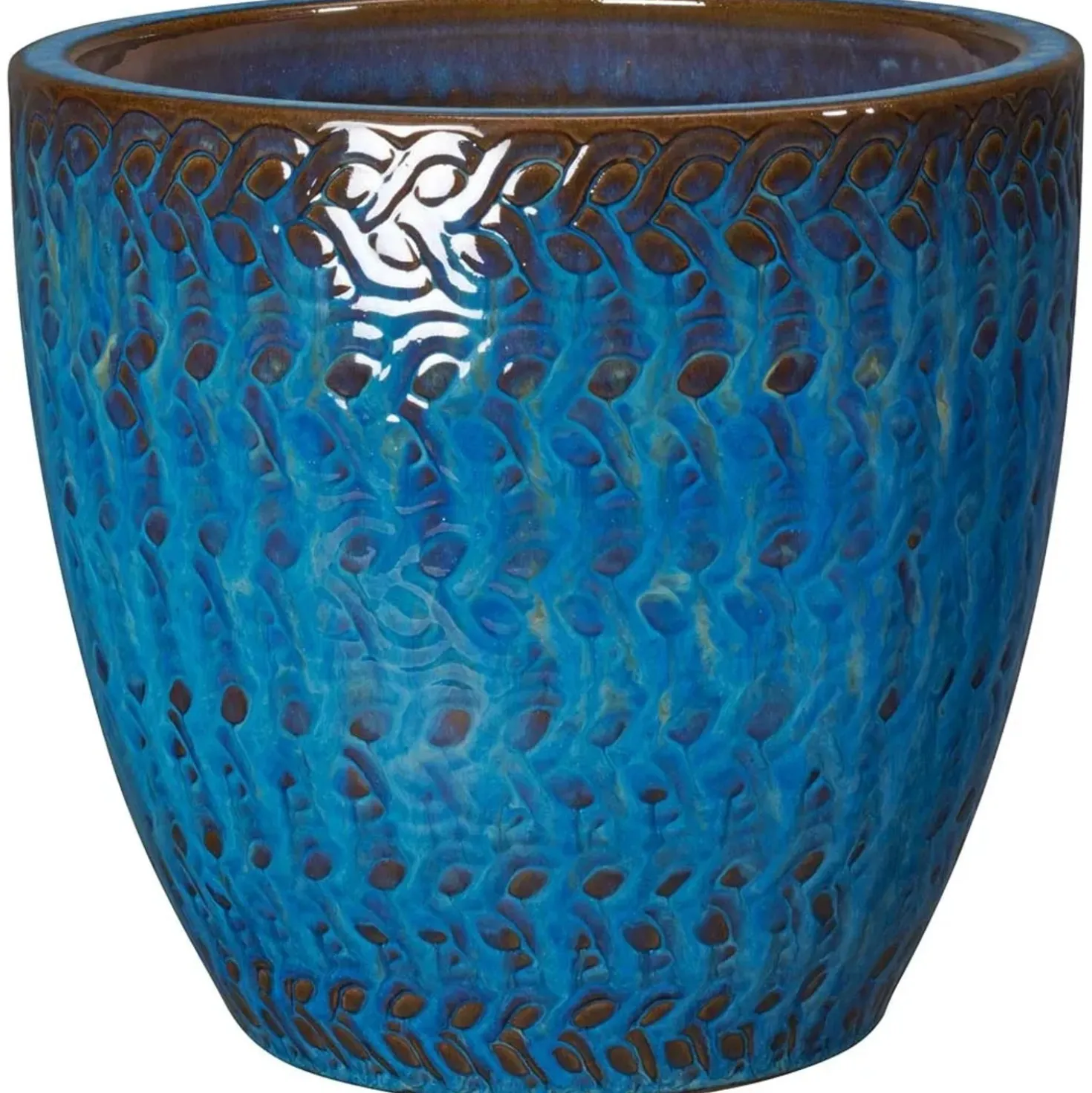Vaso in terracotta smaltata Woolly Deroma Ø 37 cm