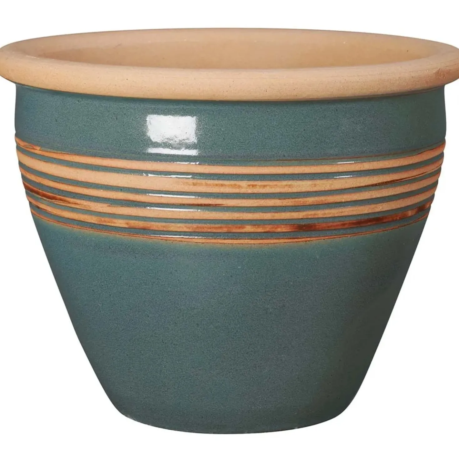 Vaso in terracotta smaltata Romance Deroma Ø 44 cm