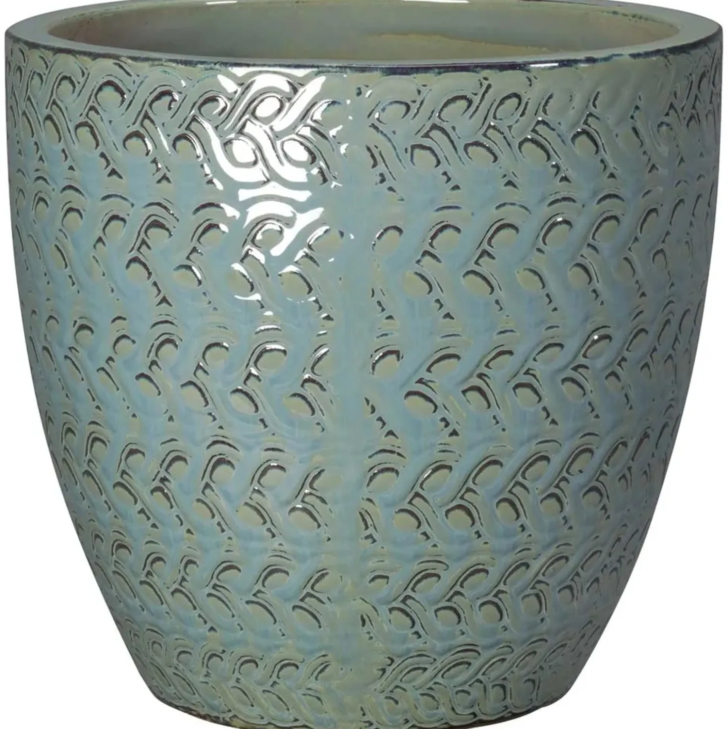 Vaso in terracotta smaltata Woolly Deroma Ø 29 cm