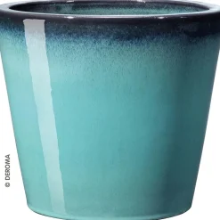 Vaso in terracotta smaltata Azulejos Deroma Ø 23 cm