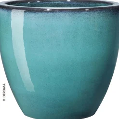 Vaso in terracotta smaltata Azulejos Deroma Ø 36 cm