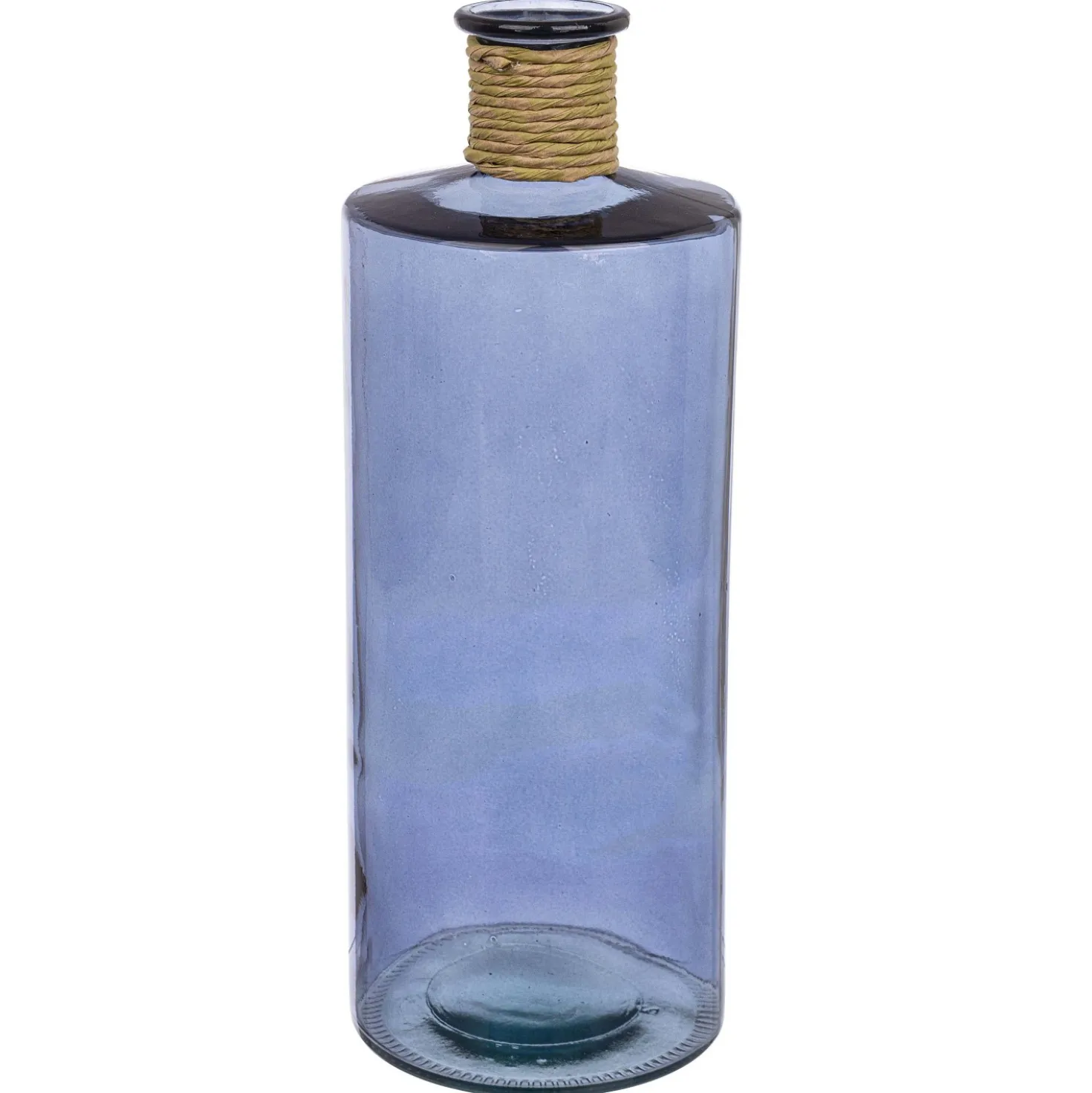 Vaso in vetro Rotang Ø42 cm blu cobalto