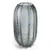 Vaso in vetro Ø15xH28 cm bianco