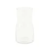 Vaso in vetro Ø9,5xH17 cm bianco