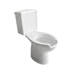 Vaso monoblocco per disabili con cassetta scarico a pavimento
