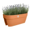 Vaso per fiori Elho Vibia Campana Flower Bridge Ø26xH22 cm marrone