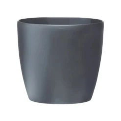Vaso per piante con rotelle Elho Brussels rotondo Ø 35 antracite