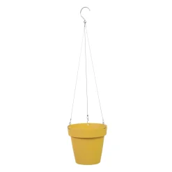 Vaso per piante da appendere Mymood Air 20 cm ocra plastica riciclata