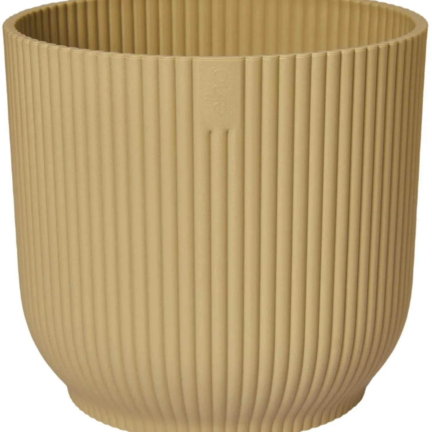 Vaso per piante Elho Vibes Fold Ø 18x17 cm giallo burro