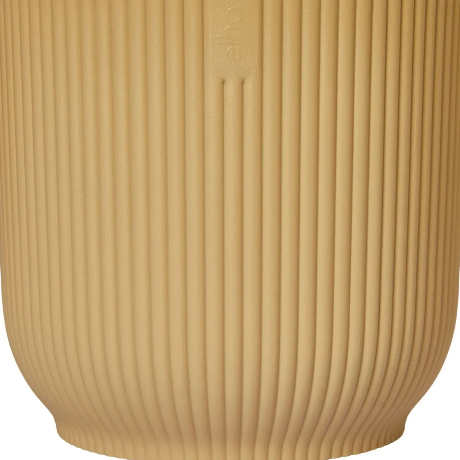 Vaso per piante Elho Vibes Fold Ø 18x17 cm giallo burro